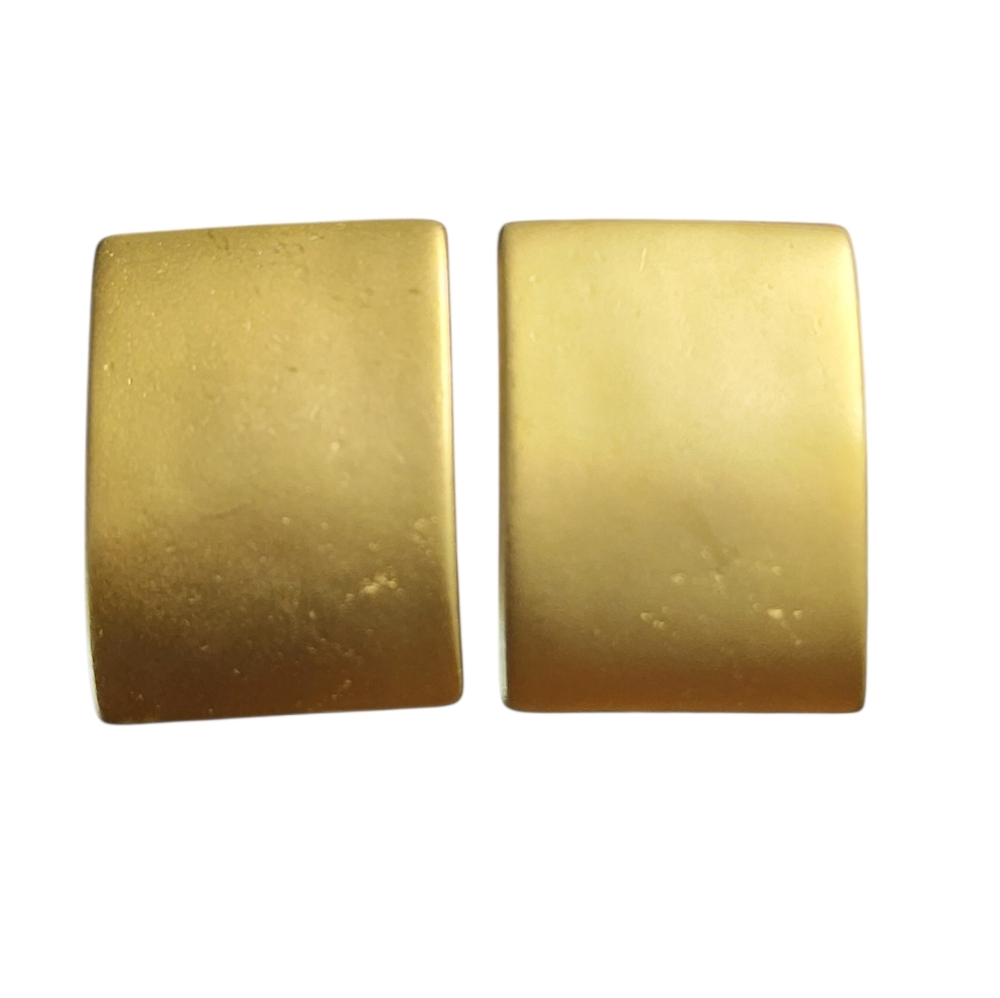 Vintage Goldtone Clip On Earrings